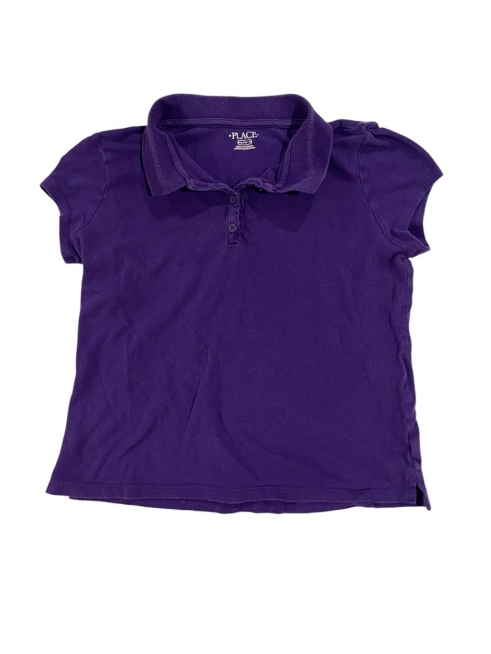 Place Girls Purple Polo Shirt Uniform Shirt